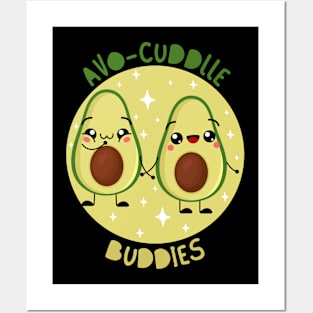 Funny and Cute Avocado Buddies Posters and Art